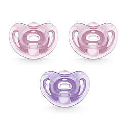 NUK® Comfy™ 3-Pack Orthodontic Pacifiers in Pink/Purple