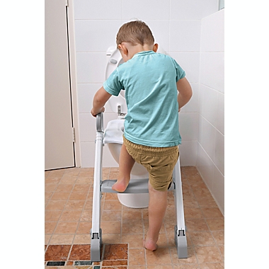 Dreambaby&reg; Step-Up Toilet Topper in Grey/White. View a larger version of this product image.