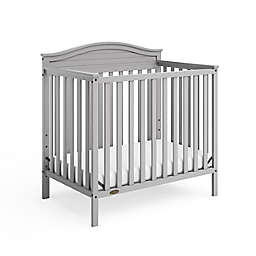 Graco® Stella 4-in-1 Convertible Mini Crib with Mattress in Pebble Grey
