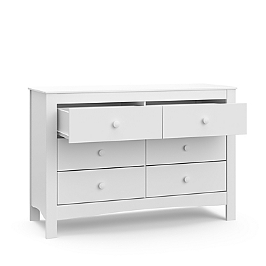 Graco&reg; Noah 6-Drawer Double Dresser in White. View a larger version of this product image.