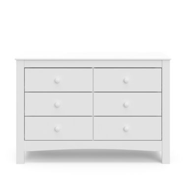 Graco&reg; Noah 6-Drawer Double Dresser in White. View a larger version of this product image.