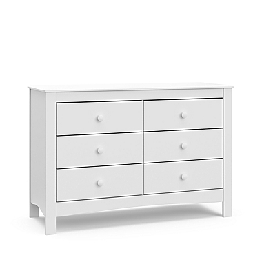 Graco&reg; Noah 6-Drawer Double Dresser in White. View a larger version of this product image.