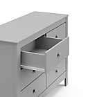 Alternate image 4 for Graco&reg; Noah 6-Drawer Double Dresser in Pebble Grey
