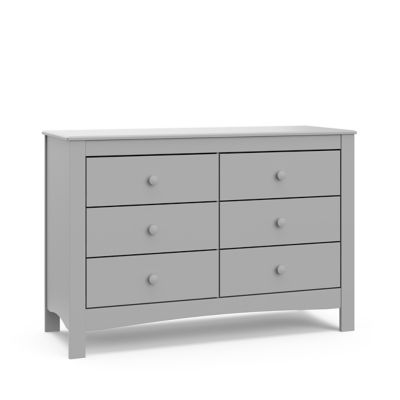Graco&reg; Noah 6-Drawer Double Dresser in Pebble Grey