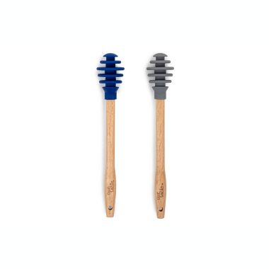 Our Table&trade; Mini Wood and Silicone Honey Dipper. View a larger version of this product image.