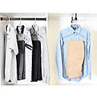Alternate image 1 for Simply Essential&trade; Attachable Hangers in Grey (Set of 10)