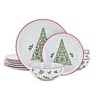 Alternate image 0 for Bee &amp; Willow&trade; Christmas 12-Piece Dinnerware Set in White/Red