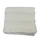 Alternate image 0 for Bee &amp; Willow&trade; Cozy Stripe Faux Fur Throw Blanket in Ivory