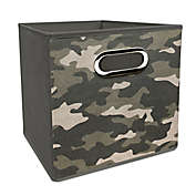 Simply Essential&trade; 11-Inch Collapsible Storage Bin in Camouflage Grey