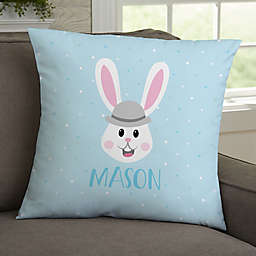 Build Your Own Bunny Personalized Easter 18-Inch Throw Pillow