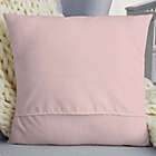Alternate image 2 for Simple and Sweet Baby Girl 18-Inch Velvet Throw Pillow in Pink