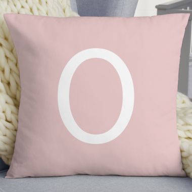 Simple and Sweet Baby Girl 18-Inch Poly Blend Throw Pillow in Pink. View a larger version of this product image.