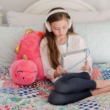 Soft Landing  Nesting Nooks Backrest  - Pink Dino. View a larger version of this product image.