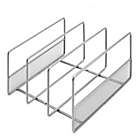 Alternate image 0 for Squared Away&trade; Metal Mesh Cabinet Organizer Rack in Matte Nickel
