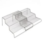 Squared Away&trade; 3-Tier Expandable Metal Mesh Storage Shelf
