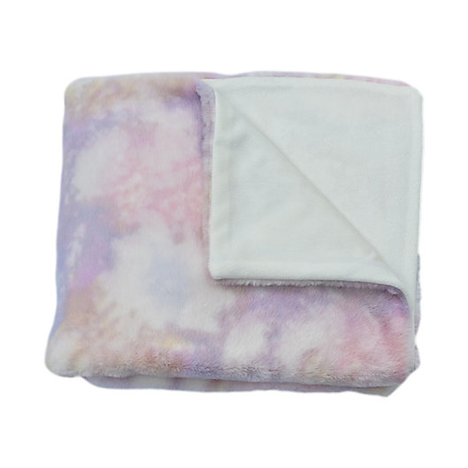 Alternate image 1 for Wild Sage™ Tie Dye Throw Blanket in Pink