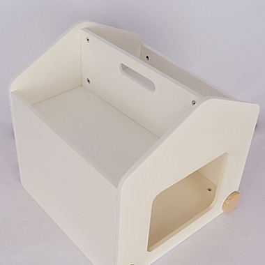 Marmalade&trade; Toy Box with Wheels in White. View a larger version of this product image.