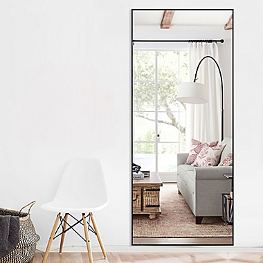 Neutype 71-Inch x 27.6-Inch Full Length Standing Floor Mirror in Black. View a larger version of this product image.