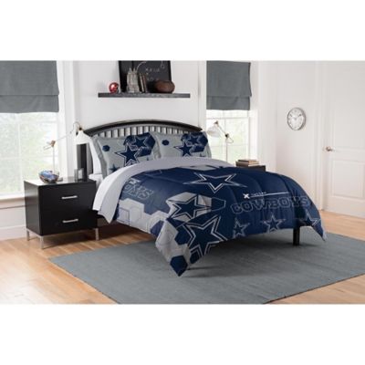 6 Piece Dallas Cowboys Western Star Design Quilt BedSpread Comforter Navy Blue 