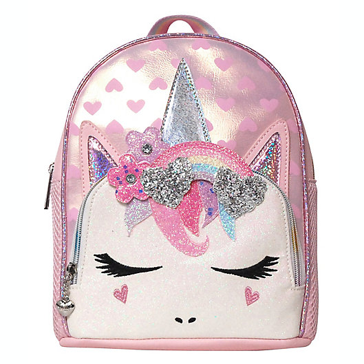 Crown Bow Multi Any Name Kids Back To School Bag Personalised Girls Backpack