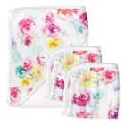 Alternate image 0 for The Honest Company&reg; 3-Piece Rose Blossom Hooded Towel and Washcloth Set