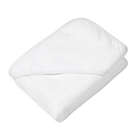 Alternate image 1 for The Honest Company&reg; 3-Piece Bright White Hooded Towel and Washcloth Set