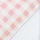 Alternate image 3 for The Honest Company&reg; 3-Piece Peach Buffalo Check Hooded Towel and Washcloth Set