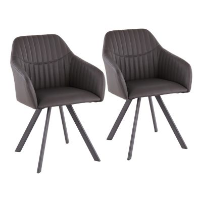 LumiSource&reg; Clubhouse Pleated Chairs (Set of 2)