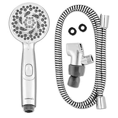 Waterpik&reg; PowerSpray Handheld Showerhead in Chrome. View a larger version of this product image.