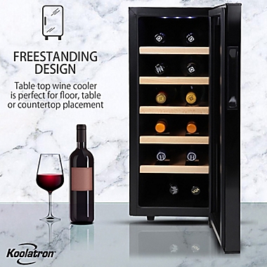 Koolatron&trade; 12-Bottle Deluxe Wine Cellar. View a larger version of this product image.