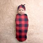 Alternate image 1 for Itzy Ritzy&reg; Cutie Cocoon&trade; Size 0-3M 2-Piece Checkered Cocoon and Hat Set
