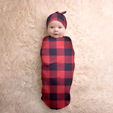 Itzy Ritzy&reg; Cutie Cocoon&trade; Size 0-3M 2-Piece Checkered Cocoon and Hat Set. View a larger version of this product image.
