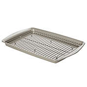 Rachael Ray&trade; Bakeware Nonstick 13-Inch x 19-Inch Cookie Pan with Roasting Rack
