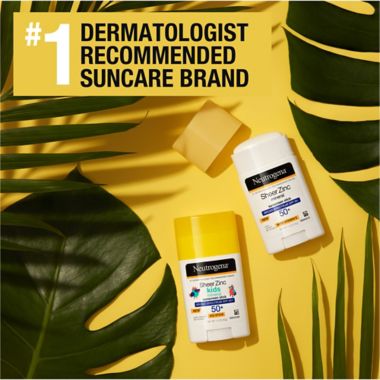 Neutrogena&reg; 1.5 oz. Sheer Zinc Mineral Sunscreen Stick Broad Spectrum SPF 50+. View a larger version of this product image.