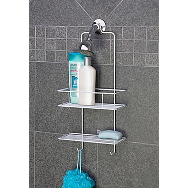 Simply Essential&trade; 2-Tier Shower Caddy in White. View a larger version of this product image.
