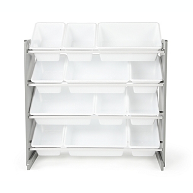Tot Tutors Toy Organizer in Grey/White. View a larger version of this product image.