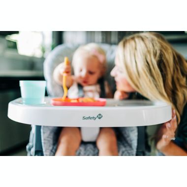 Safety 1ˢᵗ&reg; Monolith 3-in-1 Grow and Go High Chair in Grey. View a larger version of this product image.
