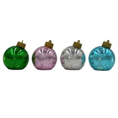 H for Happy&trade; 3-Inch Plastic Christmas Ornament Decoration with LED Light