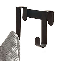 Squared Away™ Steel Over-the-Cabinet Double Hook in Phantom