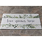 Alternate image 1 for Bee &amp; Willow&trade; Love Grows Here 20&quot; x 36&quot; Comfort Kitchen Mat in Natural