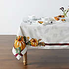 Alternate image 1 for Pumpkin Border 60-Inch x 120-Inch Oblong Tablecloth