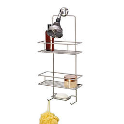 Simply Essential™ 3-Tier Shower Caddy in Brushed Nickel