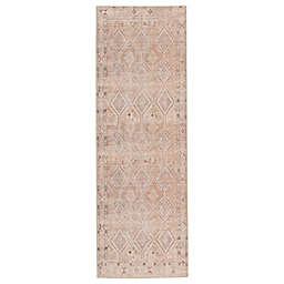 Jaipur Living Marquesa 7&#39;6&quot; Runner in Pink/Blue
