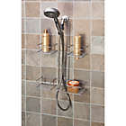 Alternate image 1 for Simply Essential&trade; 4-Tier Shower Hose Caddy in Brushed Nickel