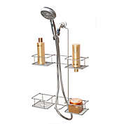 Simply Essential&trade; 4-Tier Shower Hose Caddy in Brushed Nickel