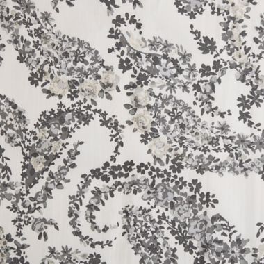 Bee &amp; Willow&trade; Paisley 70-Inch Round Laminated Tablecloth in Grey. View a larger version of this product image.