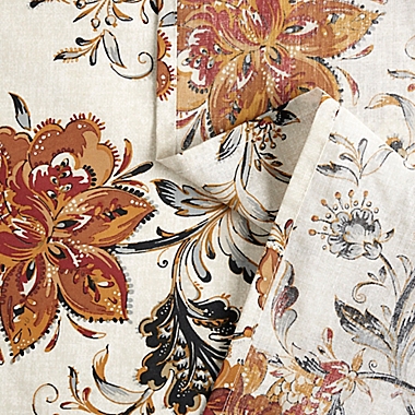 Bee &amp; Willow&trade; Jacobean 60-Inch x 84-Inch Oblong Laminated Tablecloth in Spice. View a larger version of this product image.