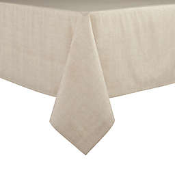 Bee & Willow™ Textured Weave Laminated Tablecloth in Taupe