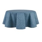 Alternate image 0 for Bee &amp; Willow&trade; Etched 70-Inch Round Laminated Tablecloth in Chambray