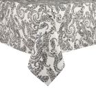 Alternate image 0 for Bee &amp; Willow&trade; Paisley 60-Inch x 84-Inch Oblong Laminated Tablecloth in Grey